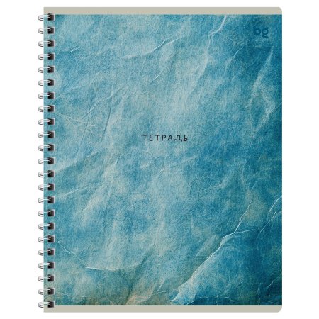 Тетрадь 96л. A5 клетка на гребне BG "Оттенки бумаги" матовая ламинация RE-Т5гр96_лм_08563