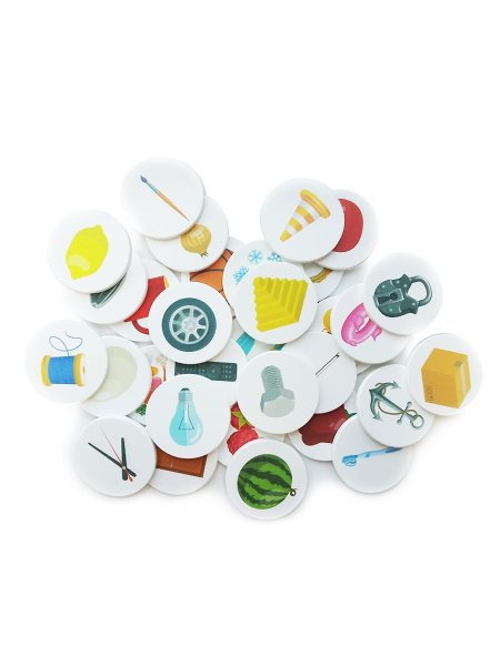 Лото с пластиковыми фишками "Логика" 6 карточек, 36 фишек, 3+ KOR-04520