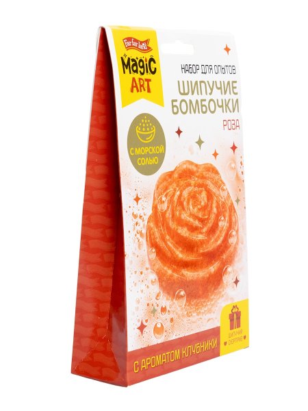 Набор для опытов "Шипучие бомбочки. Роза" KOR-05582