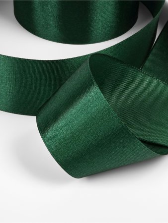 Лента атласная 40 мм x 23 ± 1 м, №128 тёмно-зелёный SIM-1218332