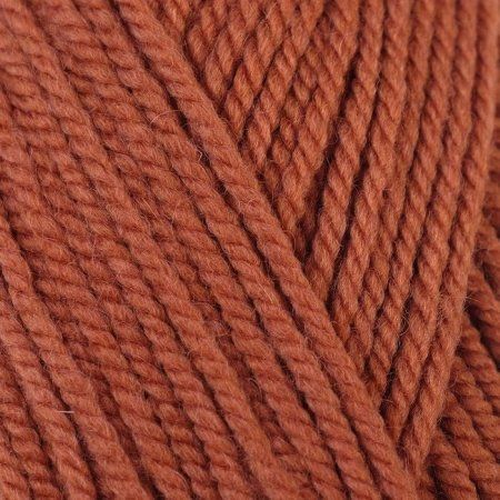 Пряжа Пехорская ПТ "Популярная" 50% шерсть, 50% акрил 1 х 100 г 133 ± 8 м №030 св.теракот PEH-POP-030