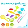 Рыбалка "Большие рыбки" 10 рыбок, 2 удочки, 2 сачка SIM-5512173