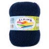 Пряжа ALPINA White Rabbit 55% пух кролика, 45% нейлон 1 x 50 г 300 ± 15 м №216 т.синий ALP-WR-216
