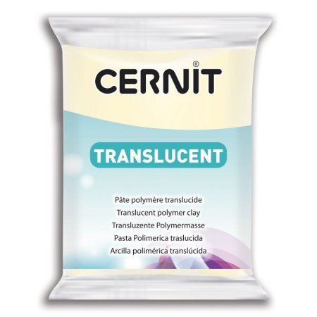 Пластика полимерная запекаемая CERNIT Translucent прозрачная 56 г (024 ночное сияние) RH-CE0920056024