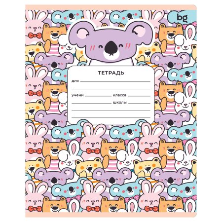 Тетрадь 12л. клетка BG "Grimace" RE-Т5ск12_60278