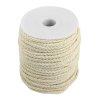 Шнур для плетения 50 м ± 1 м/175 г d 5 мм хлопок без сердечника неокрашеный SIM-10229384