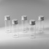 Баночки для хранения бисера 15 мл, d 6 x 2.2 см (в наборе 5 шт) стекло, алюминий АУ SIM-4337252