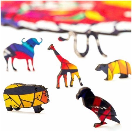 Деревянный пазл с двухслойной крышкой Тигр XL (2022) MAGZ205-2