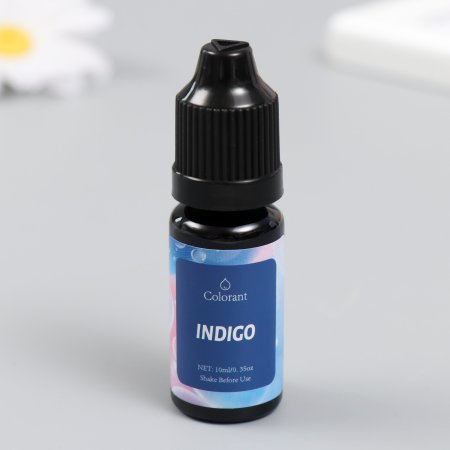 Краска пигмент для воска 10 мл индиго SIM-9759478