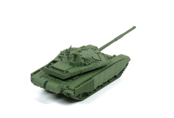 Сборная модель: Российский основной боевой танк Т-90МС (масштаб 1:100), З-7434