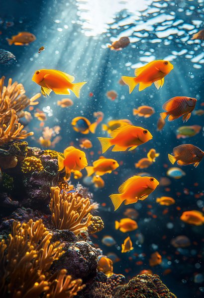 Пазл 1500 элементов ФРЕЯ "Малавийские цихлиды" PZL-1500/36