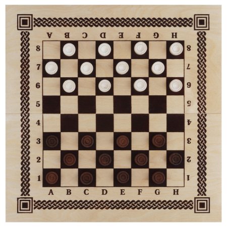 Набор игр 3 в 1 ТРИ СОВЫ "Нарды, шашки, шахматы" обиходные, с деревянной доской 40 x 40 см, поле 29 x 29 RE-НИ_343630