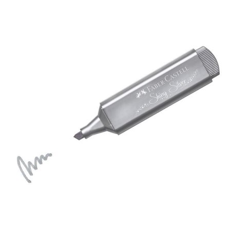 Текстовыделитель Faber-Castell "TL 46" 1-5 мм, серебро, металлик RE-154661