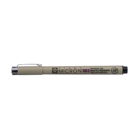 Ручка капиллярная SAKURA Pigma Micron 0.15 мм Черный MPXSDK00349