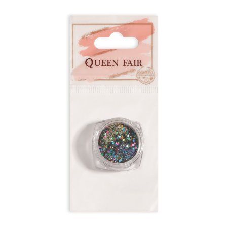 Блестки для ногтей 1 баночка средние/мелкие серебряные пакет QF SIM-3539347 Блестки для ногтей 1 баночка средние/мелкие серебряные пакет QF SIM-3539347