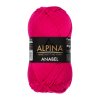 Пряжа ALPINA Anabel 100% мерсеризованный хлопок 1 х 50 г 120 ± 6 м №105 св.красный ALP-ANA-105