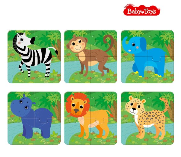 Пазл Baby Toys 24 maxi "Животные Африки" KOR-04690