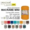 Пряжа ARACHNA Macrame Mini 80% хлопок, 20% полиэстер 250 г 200 м Пряжа ARACHNA Macrame Mini 80% хлопок, 20% полиэстер 250 г 200 м