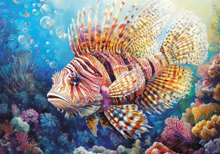 Пазл 500 элементов ФРЕЯ "Рыба-лев" PZL-500/88 Пазл 500 элементов ФРЕЯ "Рыба-лев" PZL-500/88