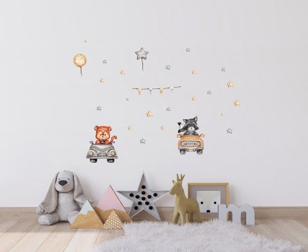 Набор интерьерных наклеек ФРЕЯ Озорные путешественники ISRM-003