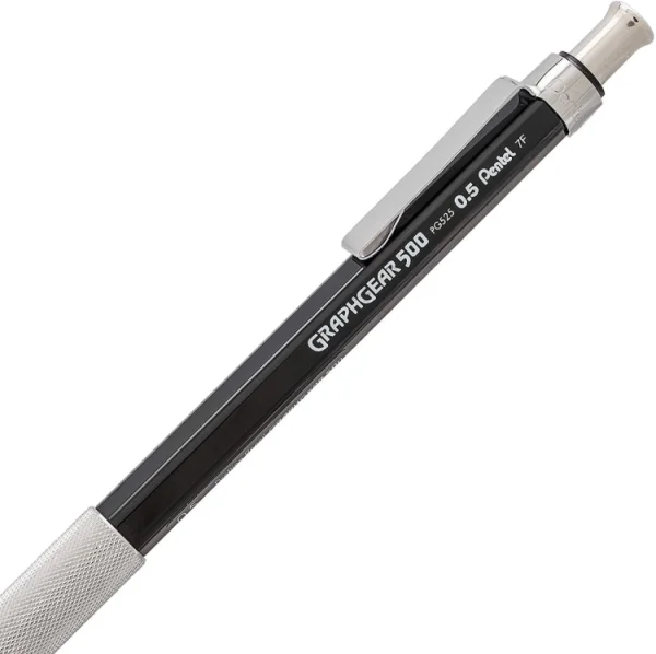 Карандаш PENTEL Graphgear 520 автоматический профессиональный 0.5 мм, черный корпус PG525-AX Карандаш PENTEL Graphgear 520 автоматический профессиональный 0.5 мм, черный корпус PG525-AX