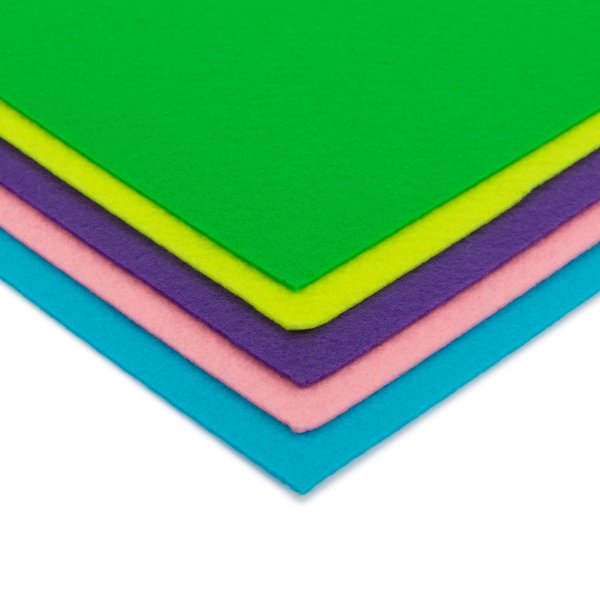 Набор фетра GAMMA Premium 1.2 мм 5 шт 27 х 30 ± 2 см ассорти №1 FKS12-27/30-1