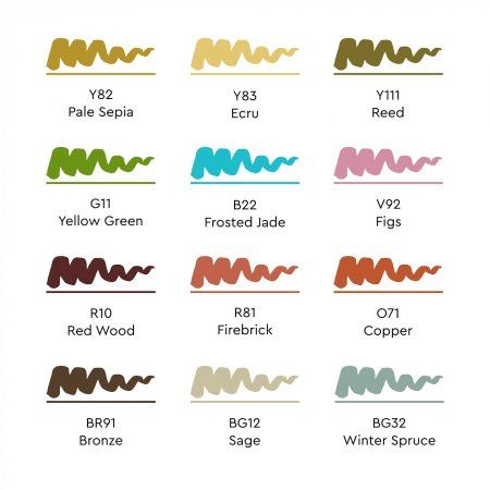 Набор маркеров SKETCHMARKER Basic 3 12 шт базовые оттенки + сумка органайзер MP12bas3 Набор маркеров SKETCHMARKER Basic 3 12 шт базовые оттенки + сумка органайзер MP12bas3