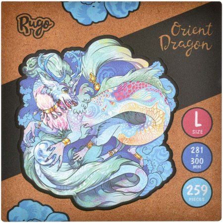 Деревянный пазл Восточный Дракон L MAGOrientDragonL