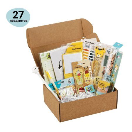 Набор канцелярских принадлежностей подарочный MESHU "Cute friends" 27 предметов RE-MS_51060