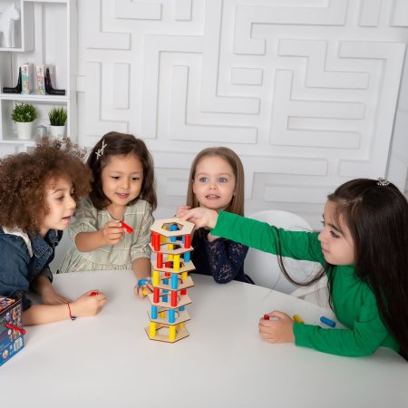 Настольная игра: Десятое королевство "Сорви Башню", цветная KOR-02986