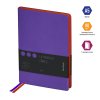 Ежедневник недатированный А5 136л. Berlingo "Fuze" кожзам, цветной срез, фиолетовый RE-UD0_87505