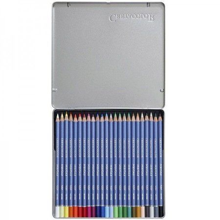 Набор акварельных карандашей CRETACOLOR Marino 24 шт, мет.пенал CR24024 Набор акварельных карандашей CRETACOLOR Marino 24 шт, мет.пенал CR24024