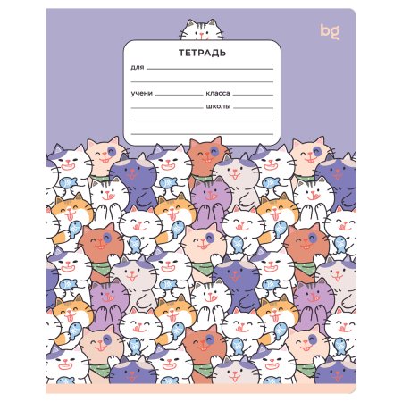 Тетрадь 12л. клетка BG "Grimace" RE-Т5ск12_60278