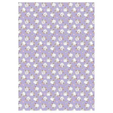 Упаковочная бумага глянцевая MESHU "Unicorn" 1л. 70 x 100 см 80 г/м2, ассорти, 1 шт RE-MS_62805