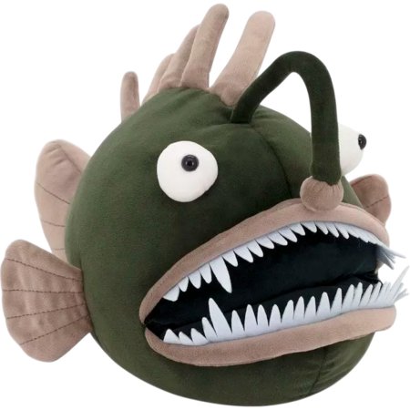 Мягкая игрушка ORANGE TOYS Рыба Удильщик зелёная 35 см ORT-OT5021/35A