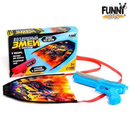 Игрушка Funny Toys Воздушный змей "Трансофрмер" с запуском SIM-10262102