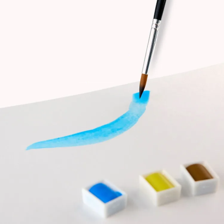 Набор акварельных красок Стихия кюветы 12 цветов, пластиковый пенал MPST02000