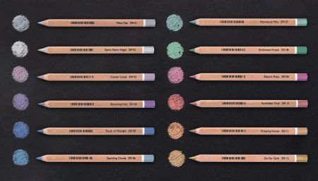 Набор цветных карандашей CRETACOLOR The Brilliants MegaColor 12 шт, увеличенные, мет.пенал CR29098