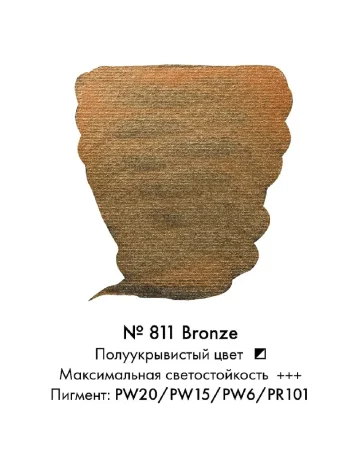 Краска акварельная VAN GOGH кювета №811 Бронзовый new MP20868111