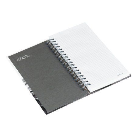 Записная книжка 95 x 175 мм 96л. MESHU "Dreams come true" на гребне, матовая ламинация, твердая обложка, тиснение фольгой RE-MS_52918