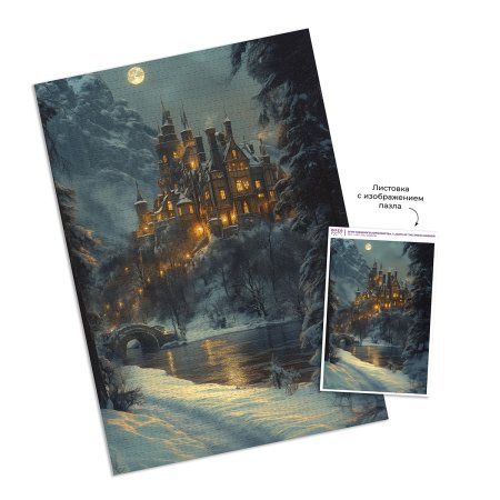 Пазл 2000 элементов ФРЕЯ "Огни снежного королевства" PZL-2000/36