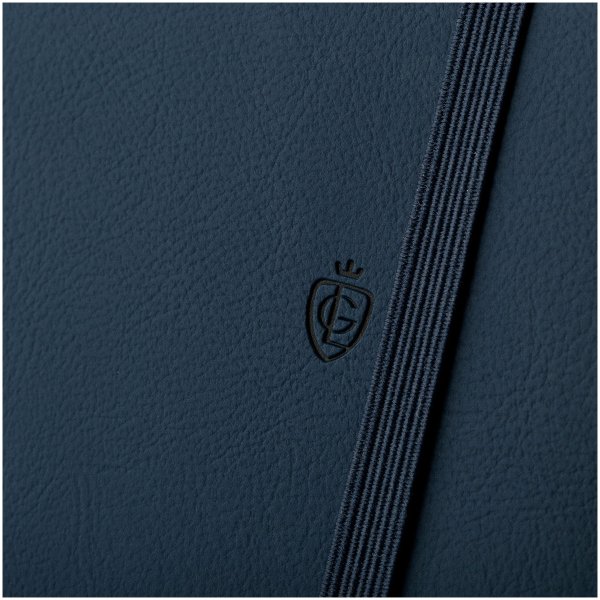 Записная книжка A5 96л. Greenwich Line "Classic. Dark blue" ЛАЙТ, кожзам, с резинкой, блок без линовки RE-NA5е_51436