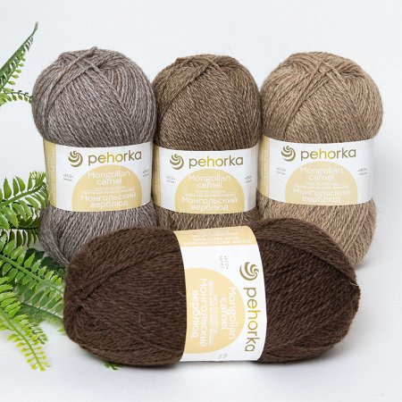Пряжа Пехорская ПТ "Монгольский верблюд" 50% верблюжья шерсть, 50% акрил 1 х 100 г 300 м