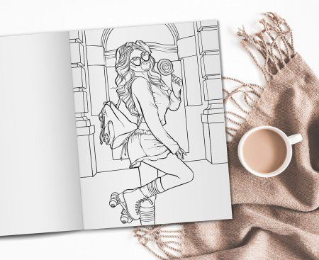 Раскраска-антистресс ФРЕЯ "Life Style" 21 x 29.7 см FCP-06