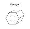 Бисер Япония TOHO 11/0 HEXAGON №3 2.2 мм 5 г №0035 васильковый TOHO-HEX-2.2-0035