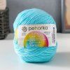 Пряжа Пехорская ПТ "Детский каприз" 50% мериносовая шерсть, 50% микрофибра 1 х 50 г 225 м №222 голубая бирюза PEH-DET-CAP-222
