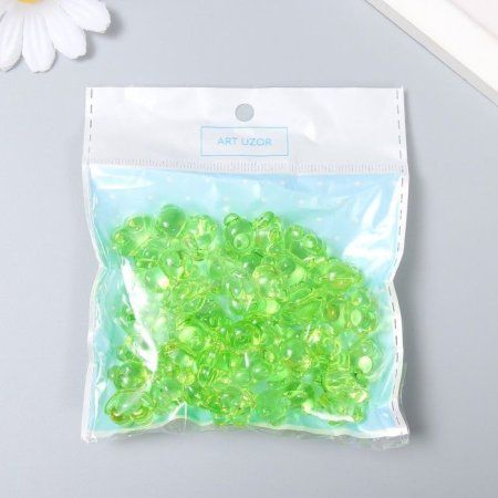 Декор для творчества пластик "Медвежонок" зелёный 25 шт 1.8 x 1.5 x 1 см SIM-9129446