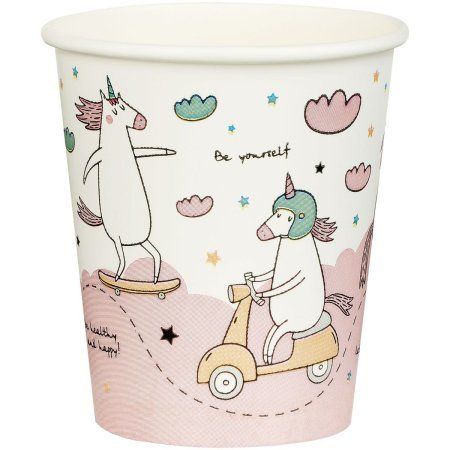 Стаканы бумажные MESHU "Unicorn" 200 мл, 6 шт RE-MS_55442