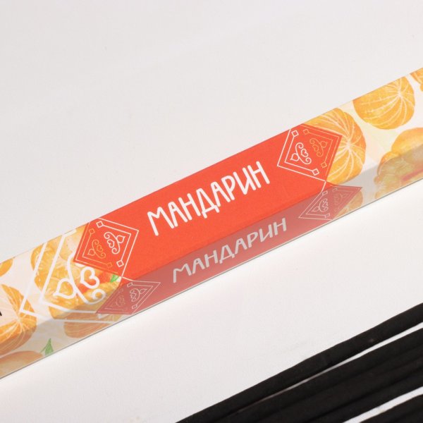 Благовония "Дыхание природы Мандарин" 8 палочек SIM-4887784