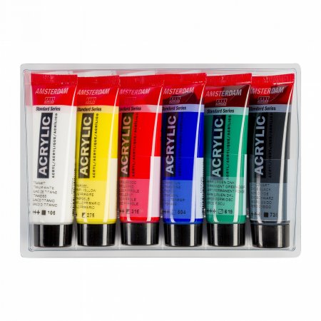 Набор акриловых красок AMSTERDAM Standart 6 цв x 20 мл MP17820406